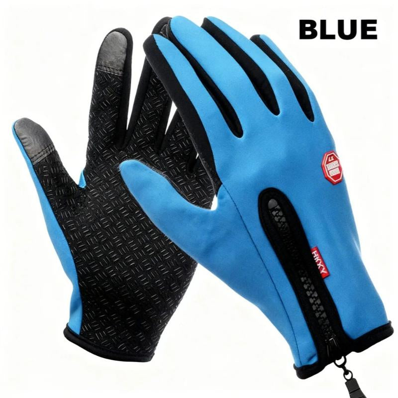 Outdoor Winter Gloves, Touchscreen Andwindproof Full-Finger Gloves for Sports, Travel,And Daily Activities